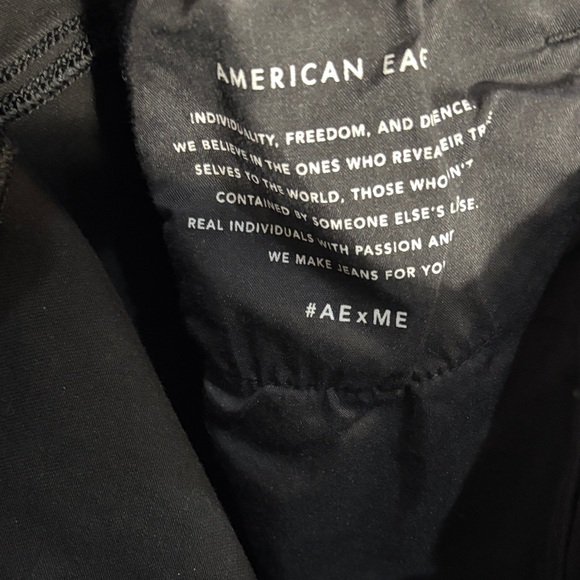 American Eagle Next Level Stretch Black Women's Jeans 16s - Picture 4 of 11